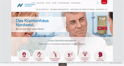 Desktop Screenshot of krankenhaus-nordwest.de