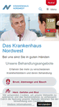 Mobile Screenshot of krankenhaus-nordwest.de